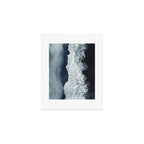 Aerial Ocean Waves - Beach - Dark Blue Ocean - Minimalist Landscape - Sea Travel photography Art Print Gallery Image 1
