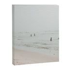 At the Beach 25 - Pastel Beach - Minimal - People - Ocean - Sea Travel photography Canvas Print Gallery Image 6