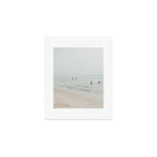 At the Beach 25 - Pastel Beach - Minimal - People - Ocean - Sea Travel photography Art Print Gallery Image 1