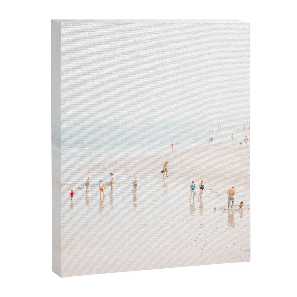 At The Beach (five) - minimal beach series - ocean sea photography by Ingrid Beddoes Canvas Print Gallery Image 6