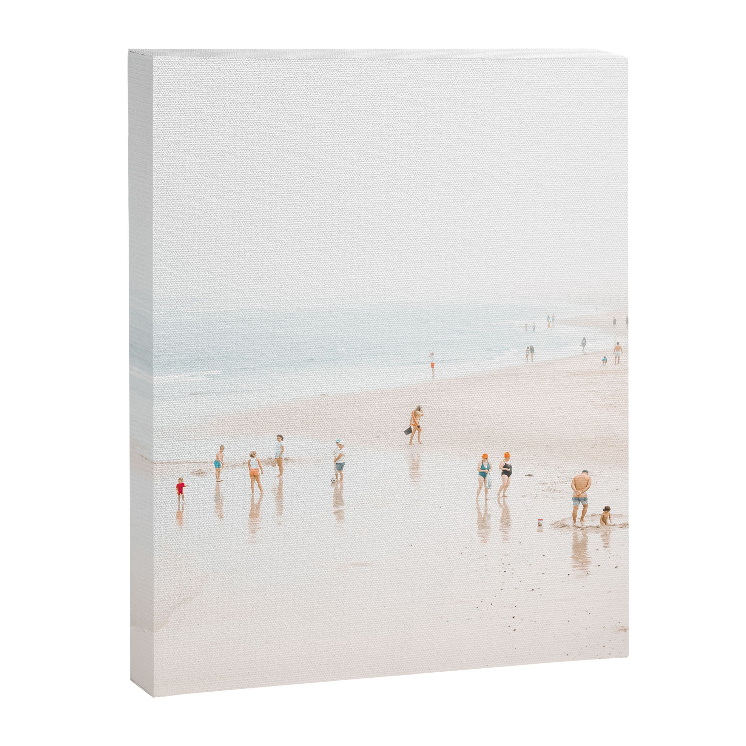 At The Beach (five) - minimal beach series - ocean sea photography by Ingrid Beddoes Canvas Print Gallery Image 6