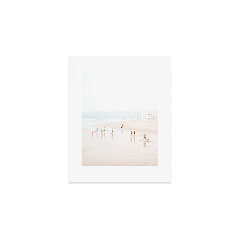 At The Beach (five) - minimal beach series - ocean sea photography by Ingrid Beddoes Art Print Gallery Image 1