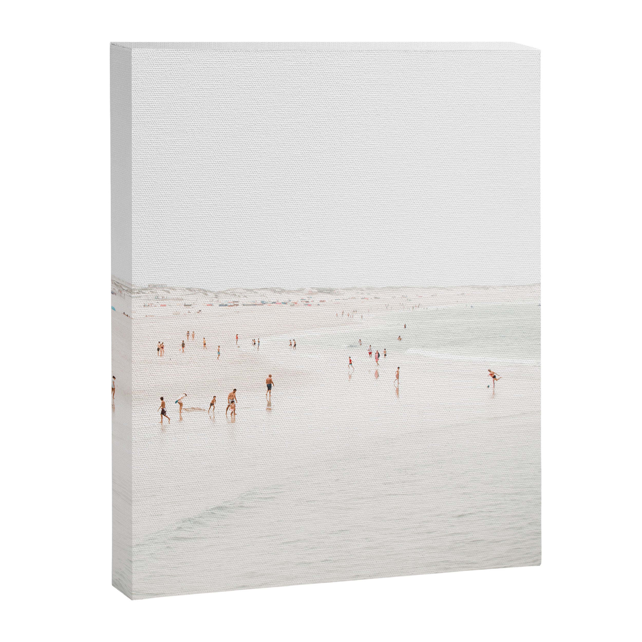 At The Beach (seven) - minimal beach series - ocean sea photography by Ingrid Beddoes Canvas Print Gallery Image 6