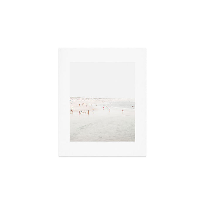 At The Beach (seven) - minimal beach series - ocean sea photography by Ingrid Beddoes Art Print Gallery Image 1