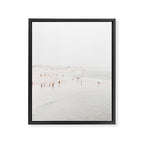 At The Beach (seven) - minimal beach series - ocean sea photography by Ingrid Beddoes Framed Canvas Print Gallery Image 6