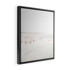 At The Beach (seven) - minimal beach series - ocean sea photography by Ingrid Beddoes Framed Canvas Print Gallery Image 2