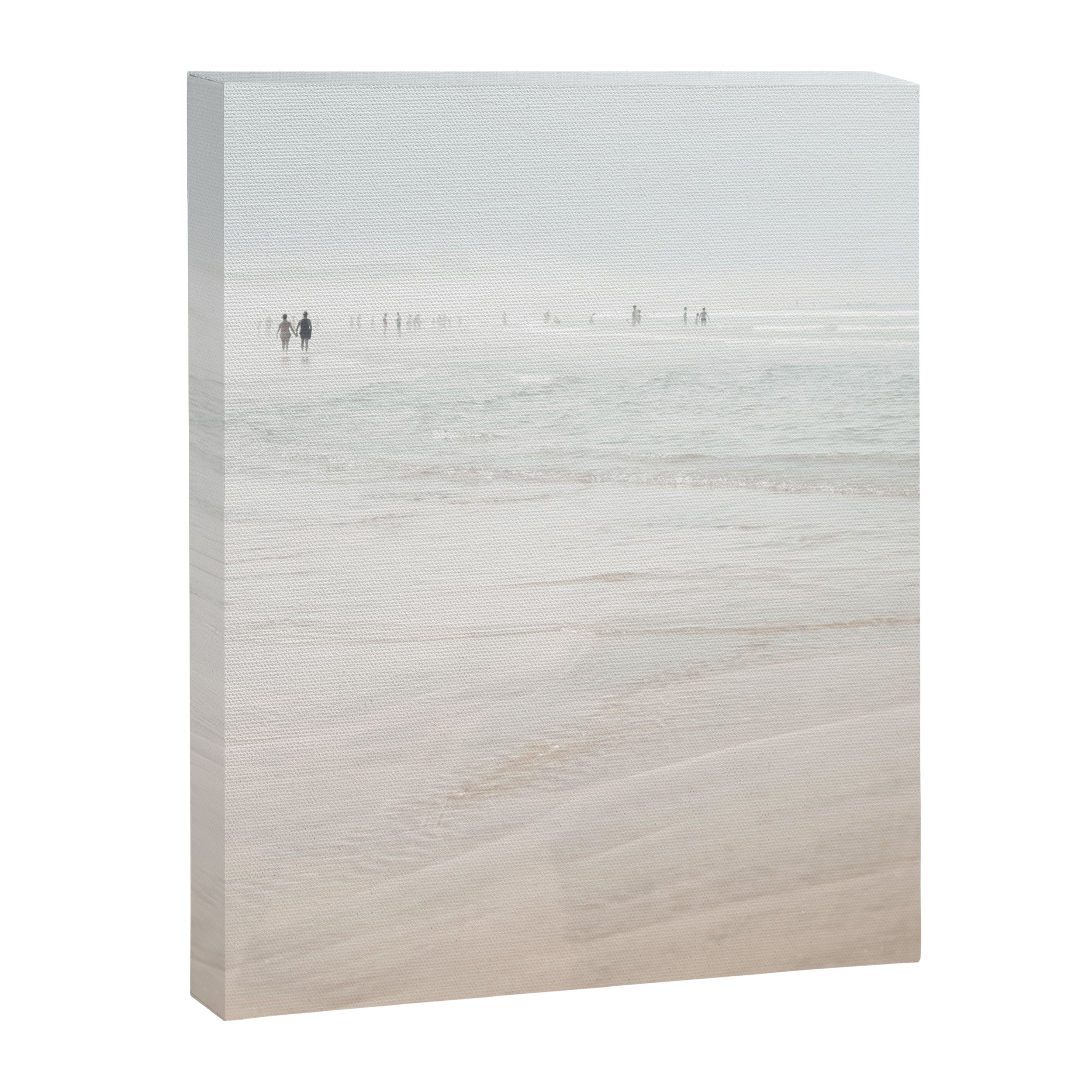 At The Beach (six) - minimal beach series - ocean sea photography by Ingrid Beddoes Canvas Print Gallery Image 6