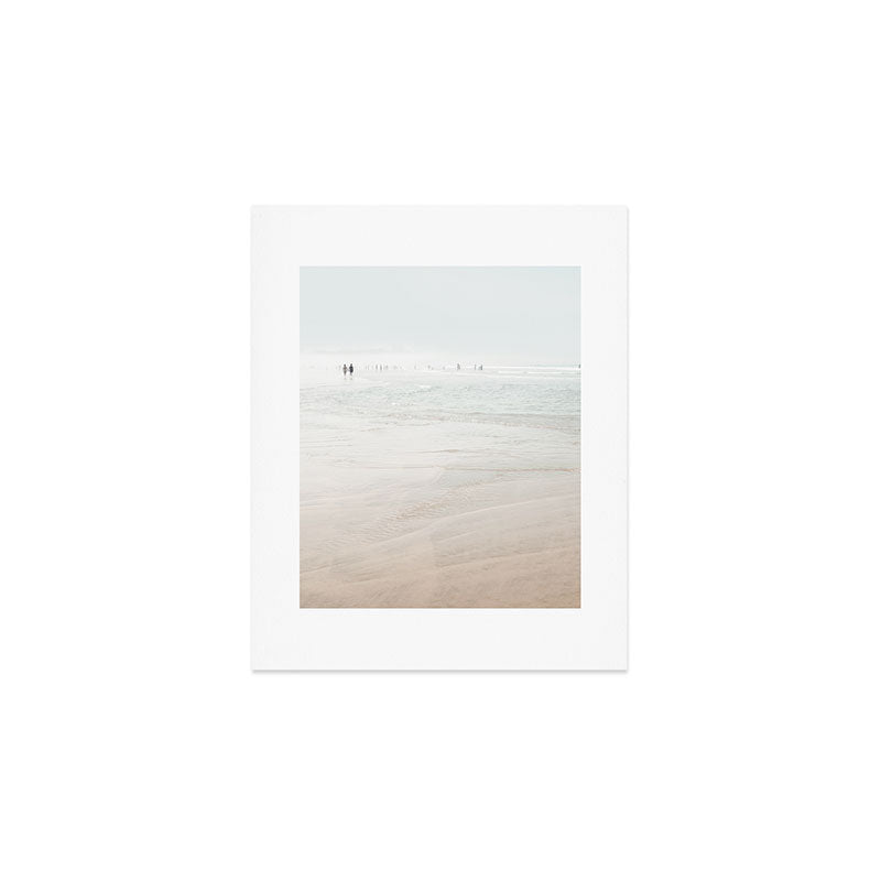 At The Beach (six) - minimal beach series - ocean sea photography by Ingrid Beddoes Art Print Gallery Image 1