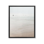 At The Beach (six) - minimal beach series - ocean sea photography by Ingrid Beddoes Framed Canvas Print Gallery Image 6