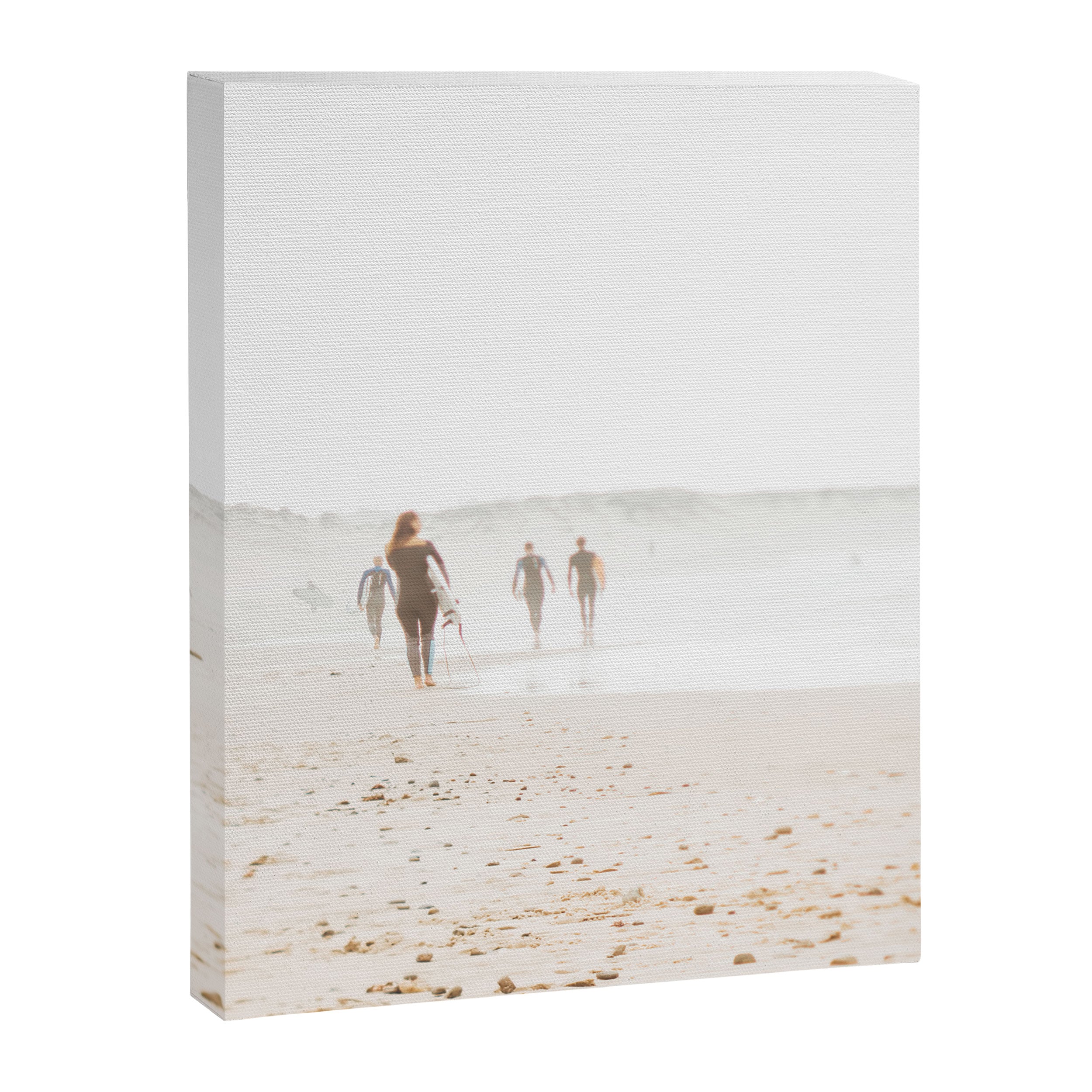 At the Beach - Surf, minimal beach series by Ingrid Beddoes Canvas Print Gallery Image 6