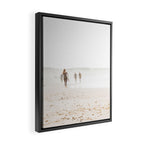 At the Beach - Surf, minimal beach series by Ingrid Beddoes Framed Canvas Print Gallery Image 2