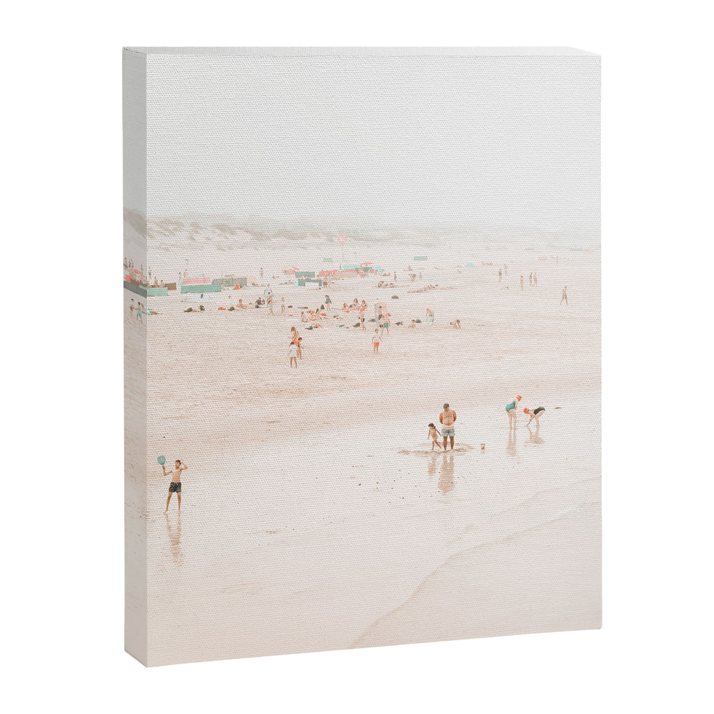At the beach ten (part one of a diptych) - Minimal Beach - Ocean Sea photography Canvas Print Gallery Image 6