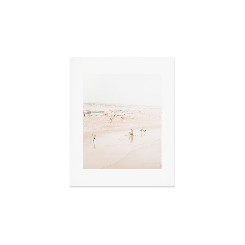 At the beach ten (part one of a diptych) - Minimal Beach - Ocean Sea photography Art Print Gallery Image 1