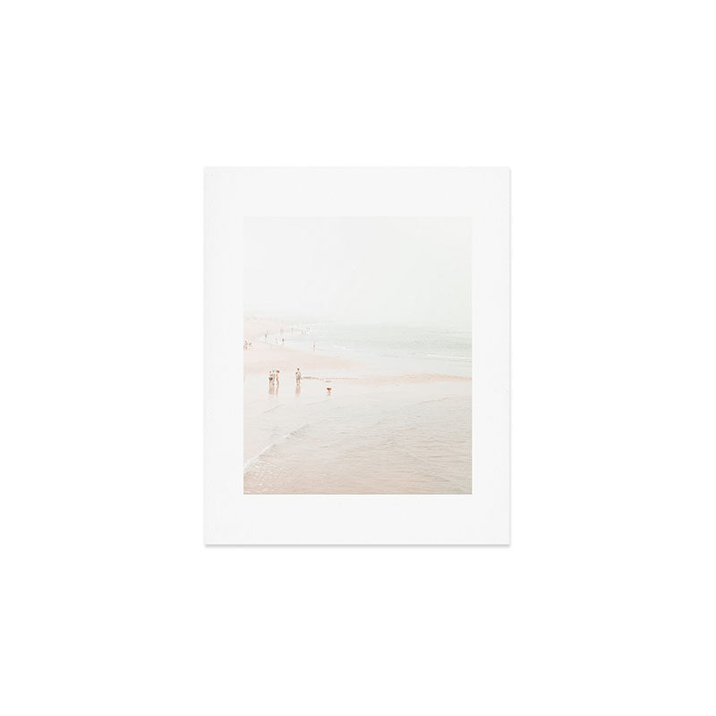 At the beach ten (part two of a diptych) - Minimal Beach - Ocean Sea photography Art Print Gallery Image 1