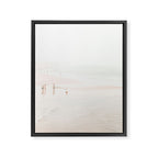 At the beach ten (part two of a diptych) - Minimal Beach - Ocean Sea photography Framed Canvas Print Gallery Image 6