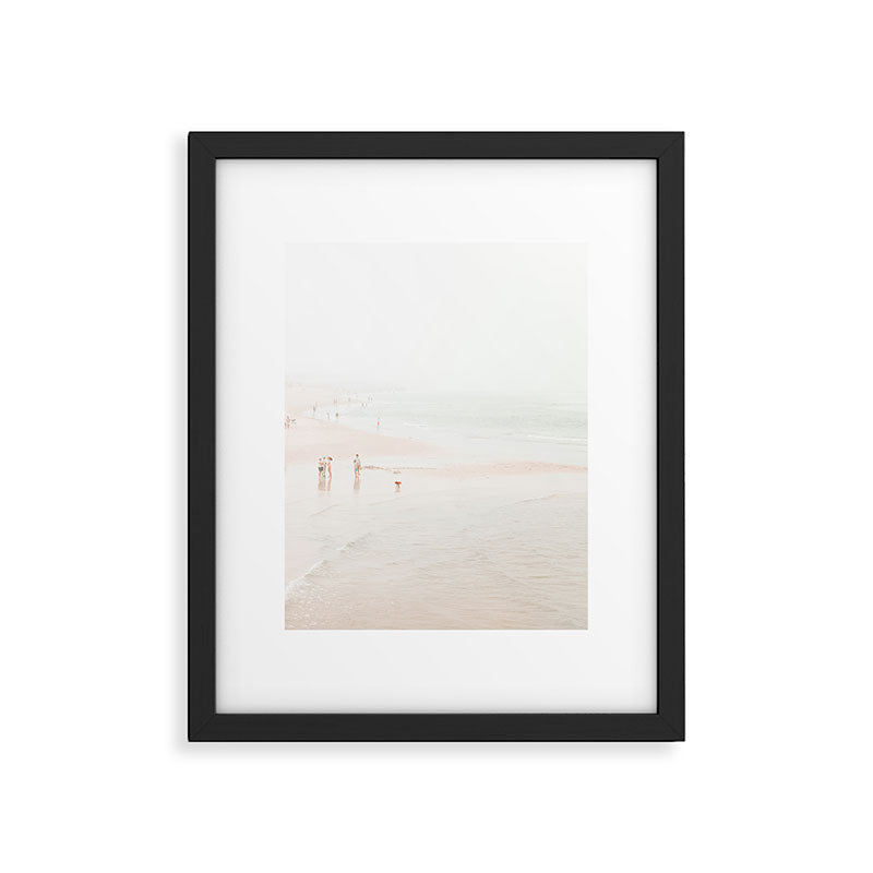 At the beach ten (part two of a diptych) - Minimal Beach - Ocean Sea photography Framed Art Print Gallery Image 5