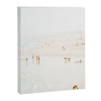 At The Beach (twelve) - minimal beach series by Ingrid Beddoes Canvas Print Gallery Image 6