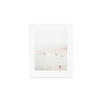 At The Beach (twelve) - minimal beach series by Ingrid Beddoes Art Print Gallery Image 1