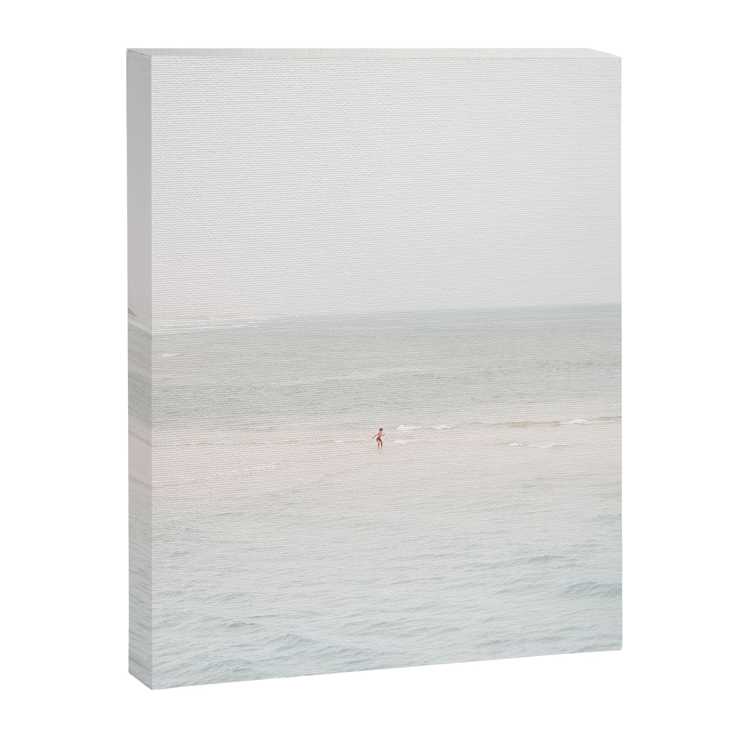 At the Seaside (three) - minimal beach series by Ingrid Beddoes Canvas Print Gallery Image 6