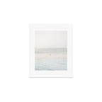 At the Seaside (three) - minimal beach series by Ingrid Beddoes Art Print Gallery Image 1