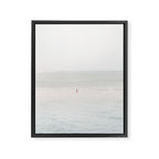 At the Seaside (three) - minimal beach series by Ingrid Beddoes Framed Canvas Print Gallery Image 6