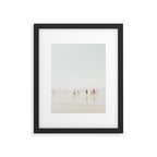 Beach 27 - Minimal Pastel Beach People - Ocean - Sea Travel photography Framed Art Print Gallery Image 5