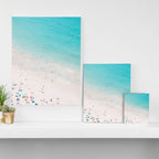 Beach Loving - Aerial Beach photography by Ingrid Beddoes Canvas Print Gallery Image 3