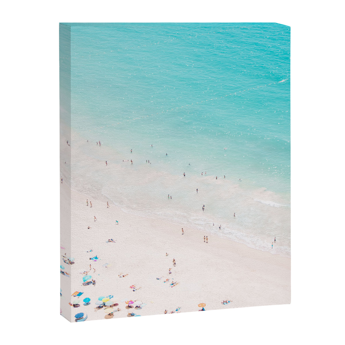 Beach Loving - Aerial Beach photography by Ingrid Beddoes Canvas Print Gallery Image 6