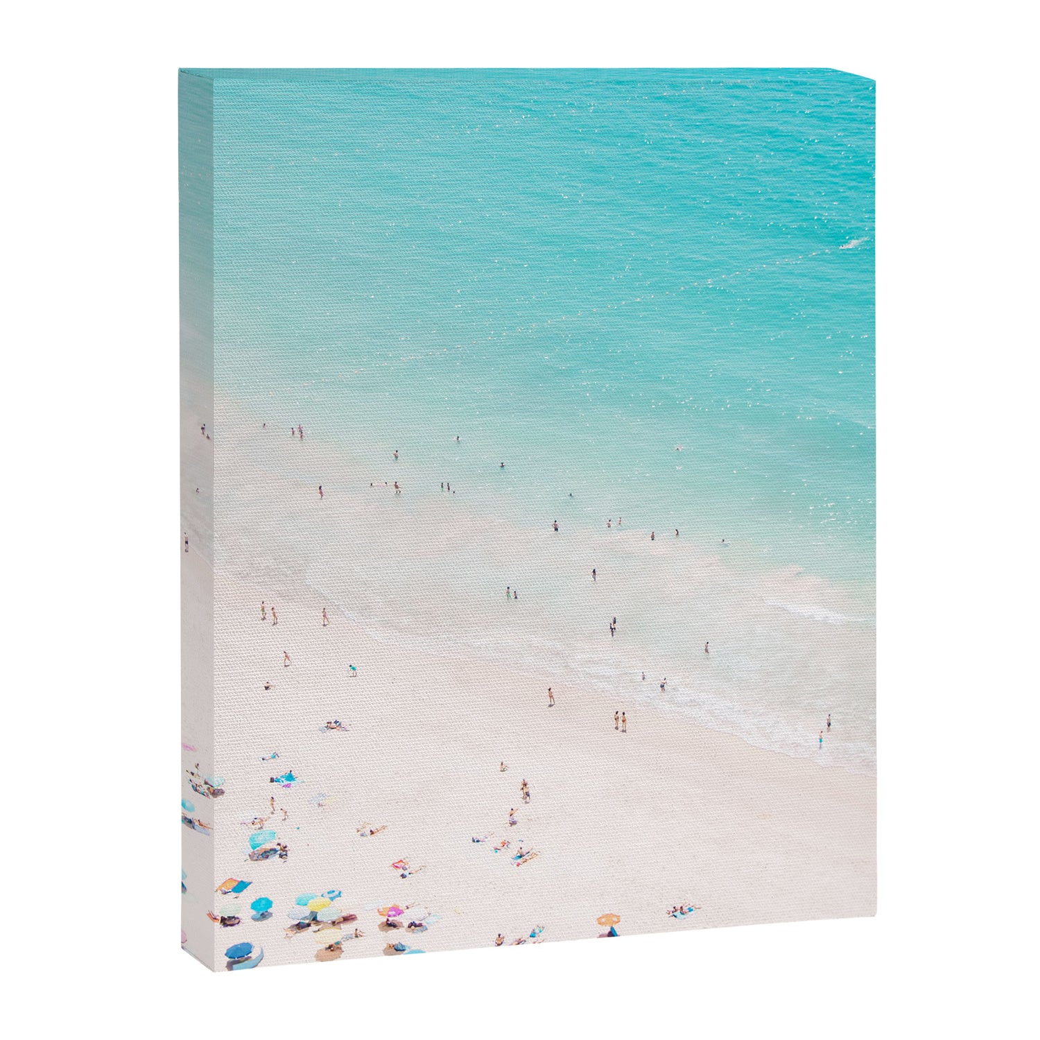 Beach Loving - Aerial Beach photography by Ingrid Beddoes Canvas Print Gallery Image 3