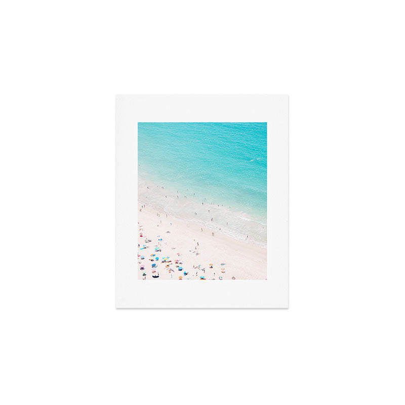 Beach Loving - Aerial Beach photography by Ingrid Beddoes Art Print Gallery Image 1