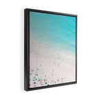 Beach Loving - Aerial Beach photography by Ingrid Beddoes Framed Canvas Print Gallery Image 2