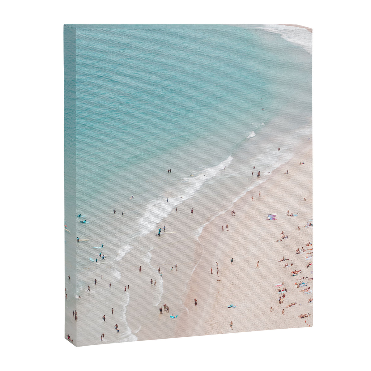 Beach Summer Seaside - Aerial Beach photography by Ingrid Beddoes Canvas Print Gallery Image 6