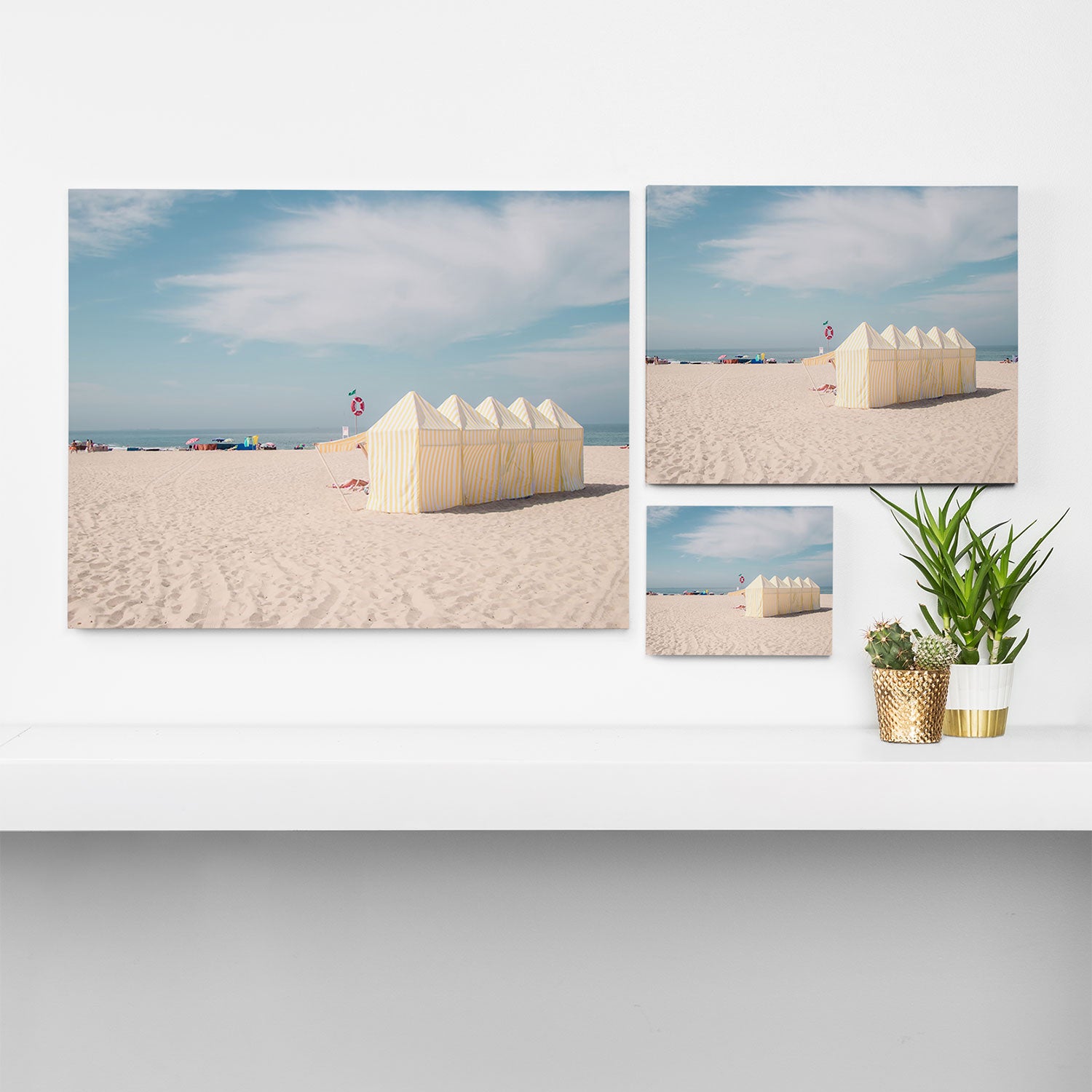 Beach Summer Vibes - ocean travel photography Canvas Print Gallery Image 3