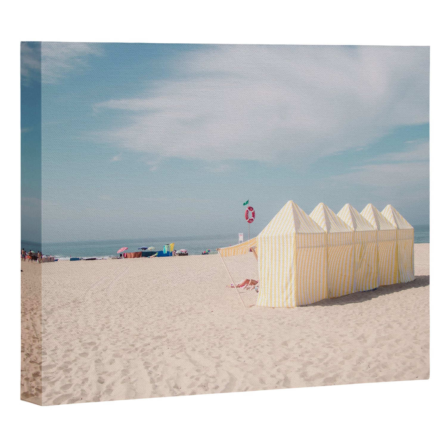 Beach Summer Vibes - ocean travel photography Canvas Print Gallery Image 3