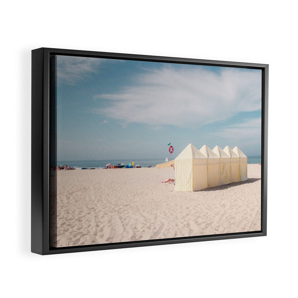 Beach Summer Vibes - ocean travel photography Framed Canvas Print Gallery Image 2