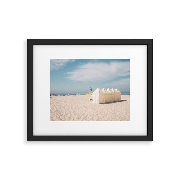 Beach Summer Vibes - ocean travel photography Framed Art Print Gallery Image 1