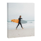 Beach - Surfer - Ocean - Minimal - Sea - Travel photography Canvas Print Gallery Image 6