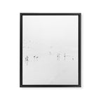 Black and White Beach - People - Minimal Beach - Ocean - Sea Travel photography Framed Canvas Print Gallery Image 6