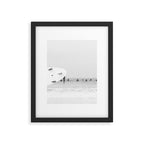 Catch a Wave - Abstract Surf Board photography - Black and White Surfer - Ocean Sea Travel photo Framed Art Print Gallery Image 5
