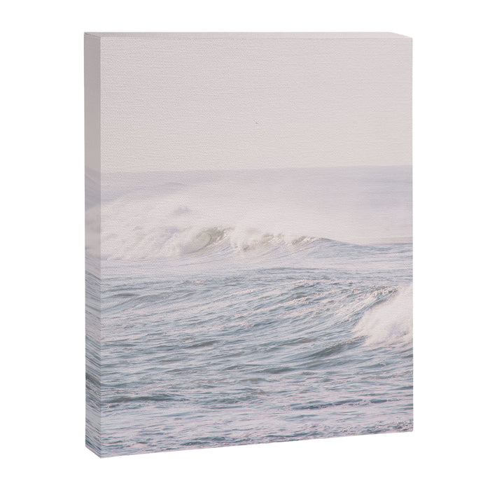 Crashing Waves Ocean - travel photography Canvas Print Gallery Image 1