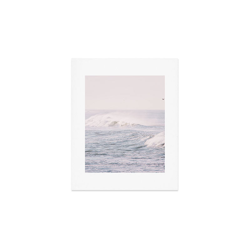 Crashing Waves Ocean - travel photography Art Print Gallery Image 1
