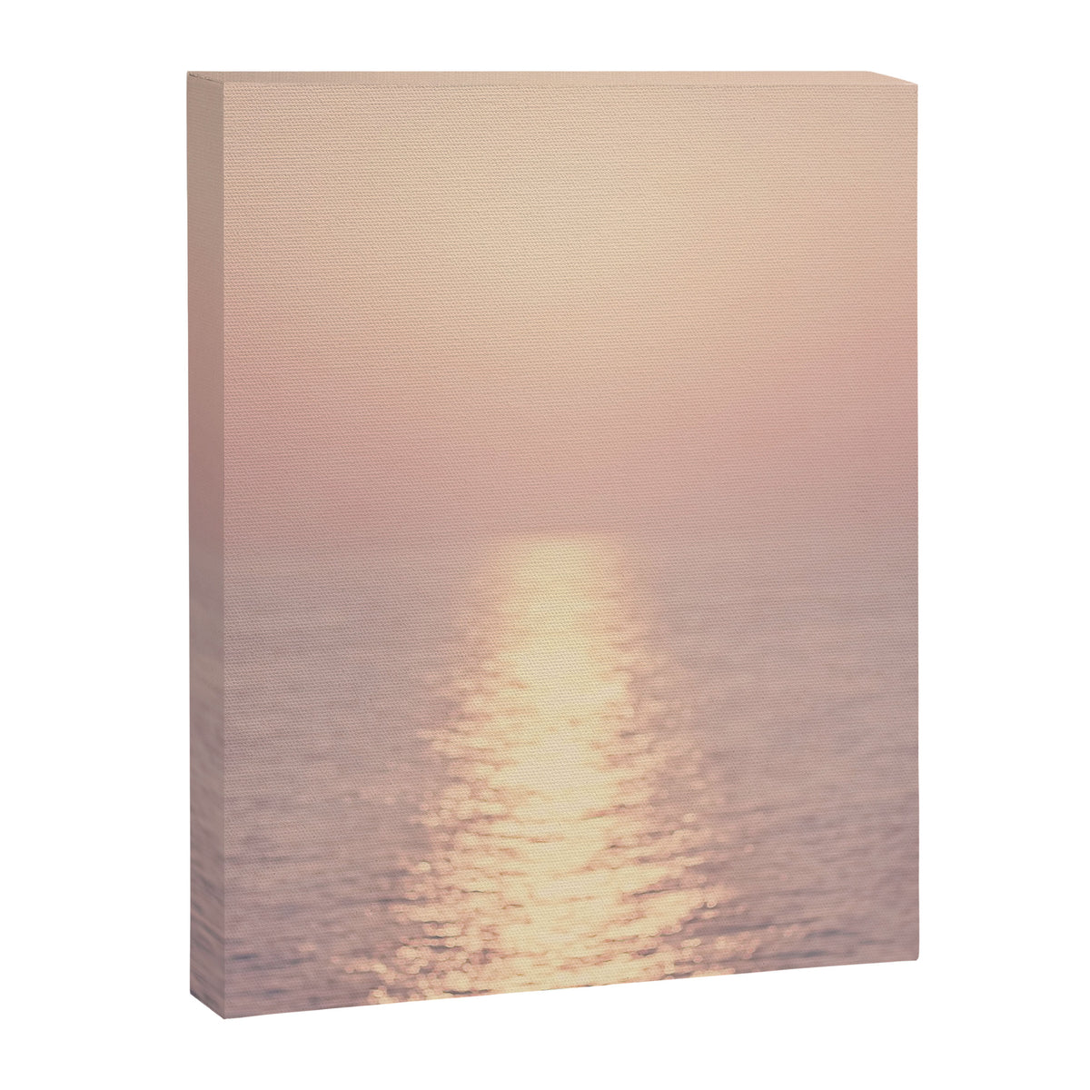 Golden Sunset - Aerial Ocean - Rose Pink Sky - Horizon - Sea Travel photography by Ingrid Beddoes Canvas Print Gallery Image 6