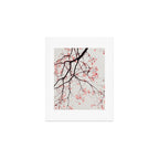 Magnolia Flowers - Pink spring blossoms Art Print Gallery Image 1