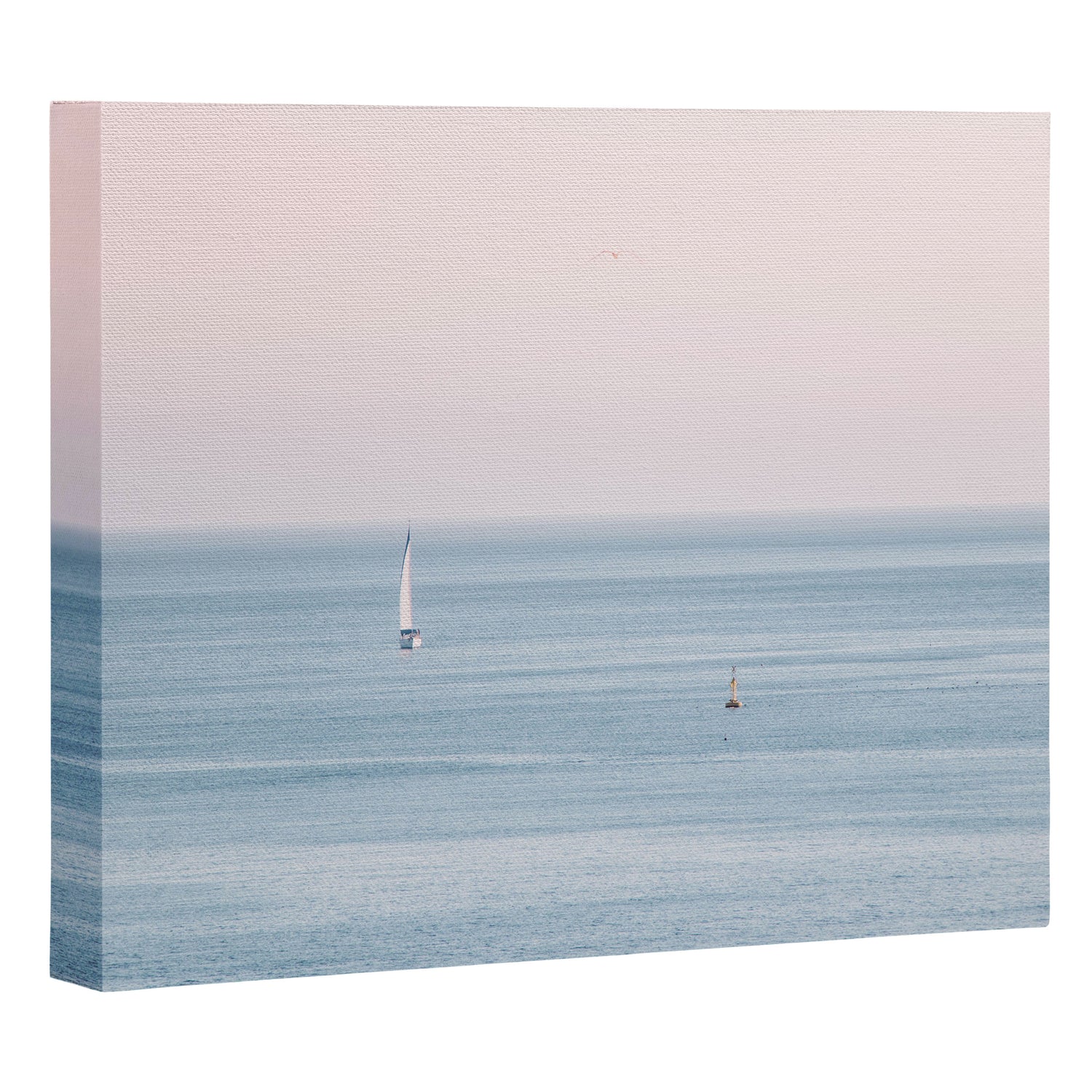 Ocean Pink Sky Canvas Print Gallery Image 3