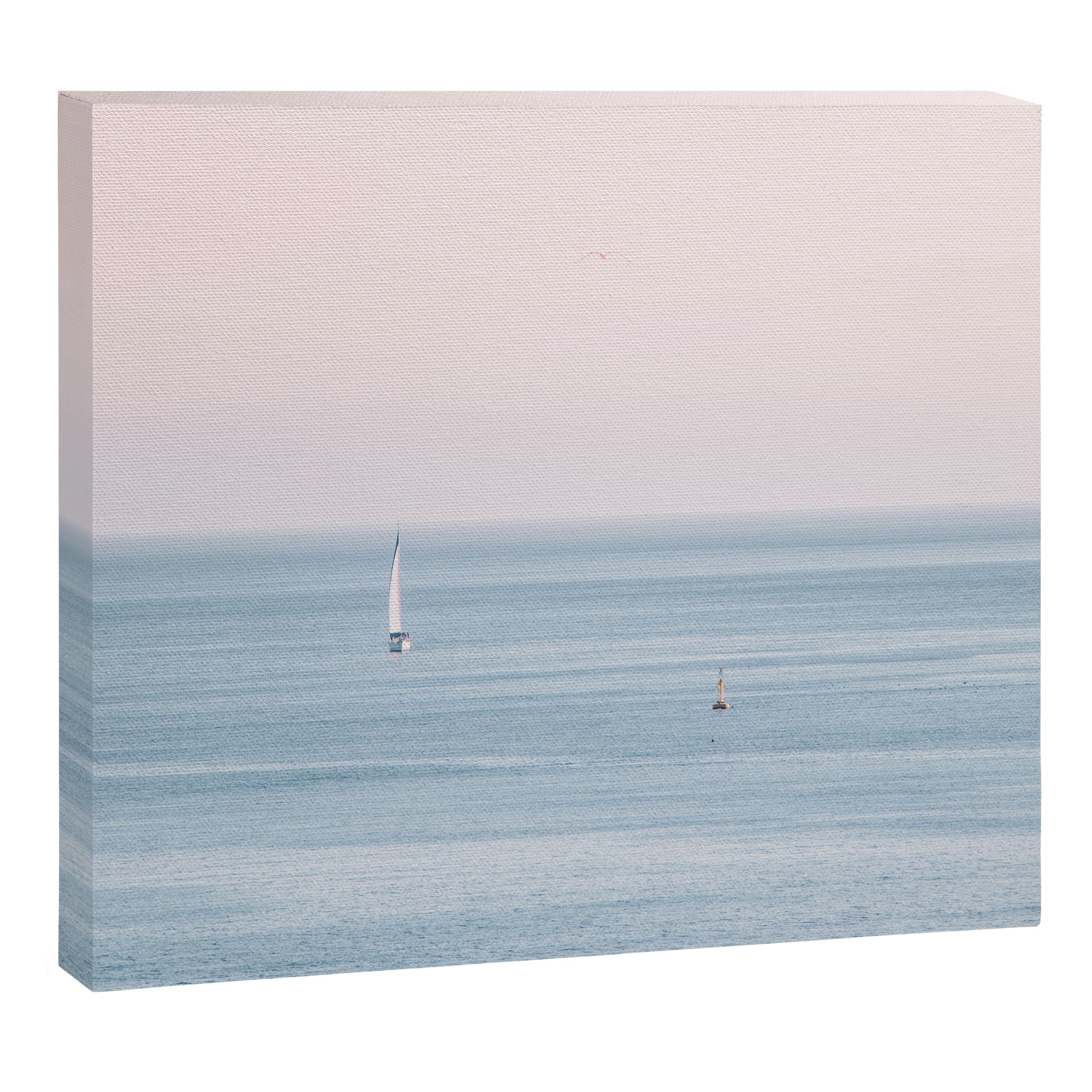 Ocean Pink Sky Canvas Print Gallery Image 12