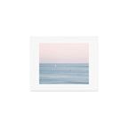 Ocean Pink Sky Art Print Gallery Image 1