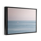 Ocean Pink Sky Framed Canvas Print Gallery Image 2