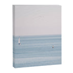 Ocean - Sail boat in calm sea - travel photography Canvas Print Gallery Image 6