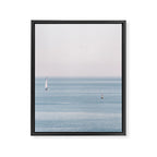 Ocean - Sail boat in calm sea - travel photography Framed Canvas Print Gallery Image 6