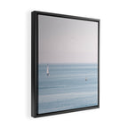 Ocean - Sail boat in calm sea - travel photography Framed Canvas Print Gallery Image 2